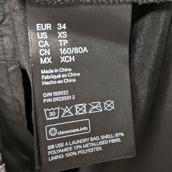 THE VAMPIRE'S WIFE x H&M Mystique Lace Ruffle Mini Dress XS - Picture 6 of 7